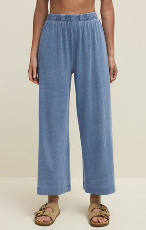 Z Supply Scout Jersey Denim Pant in Santorini Indigo