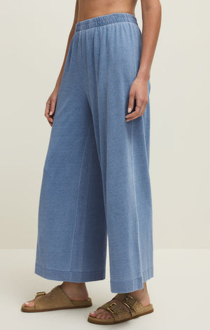 Z Supply Scout Jersey Denim Pant in Santorini Indigo