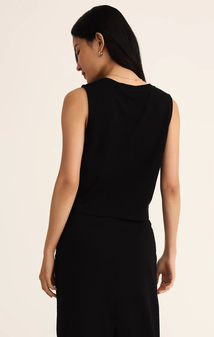 Z Supply Sloane Muscle Tee in Black