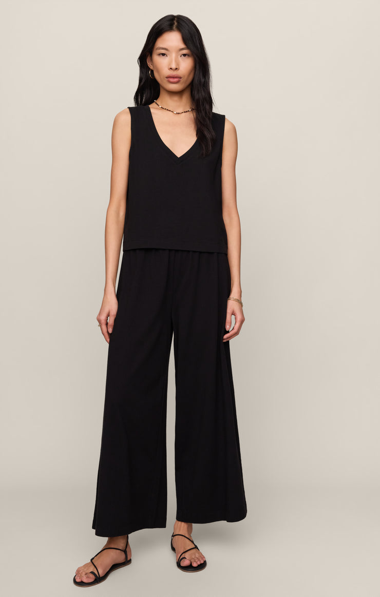 Z Supply Sloane V-neck Top in Black