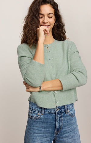 Z Supply Medina Cozy Cardigan in Mint Julep