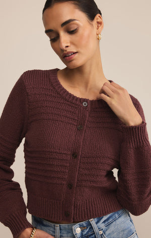 Z Supply Between the Lines Cardigan in Sandalwood