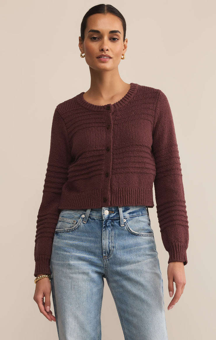 Z Supply Between the Lines Cardigan in Sandalwood