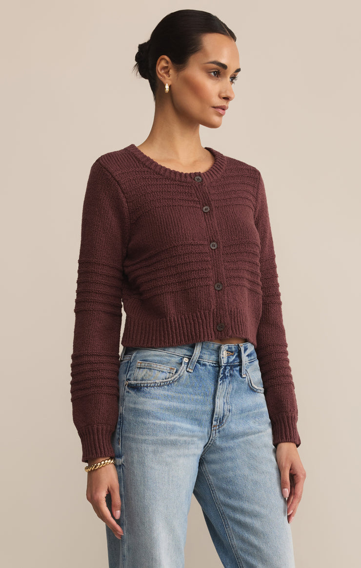 Z Supply Between the Lines Cardigan in Sandalwood