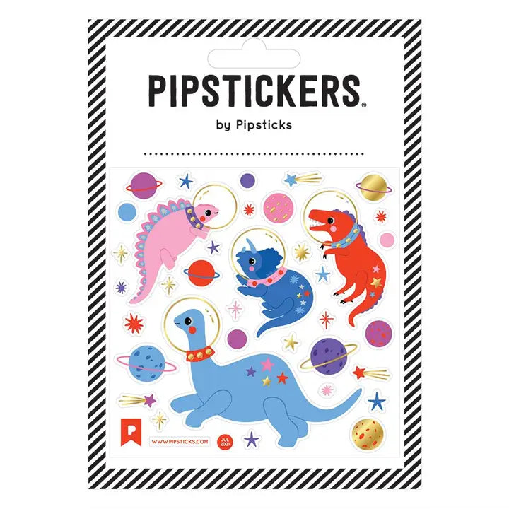 Pipsticks Dinosaurs Through Space Sticker Pack