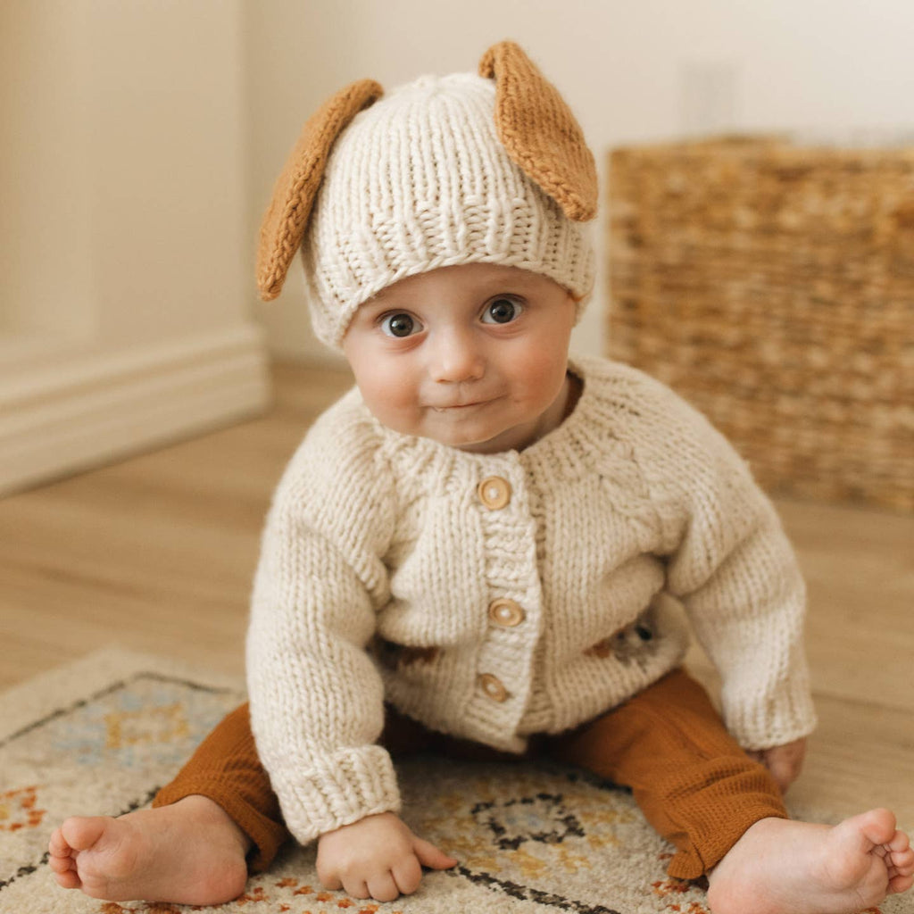 Huggalugs Puppy Cardigan Sweater