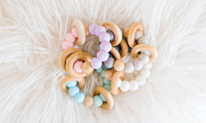 Bannor Toys Classic Teether Wooden Baby Toys