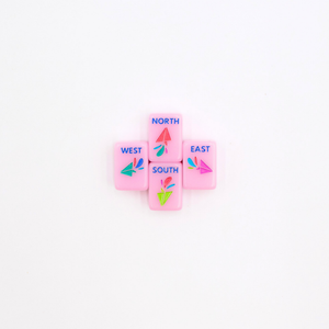 My Fair Mahjong Anywhere Series Travel Mahjong Set in Pink