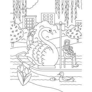 Color Me in Boston: A Coloring Book For All Ages By Martha Day Zschock