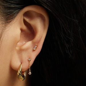 Mod + Jo Jadey Baguette Studs