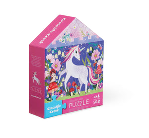Crocodile Creek Flat House Unicorn Castle Puzzle