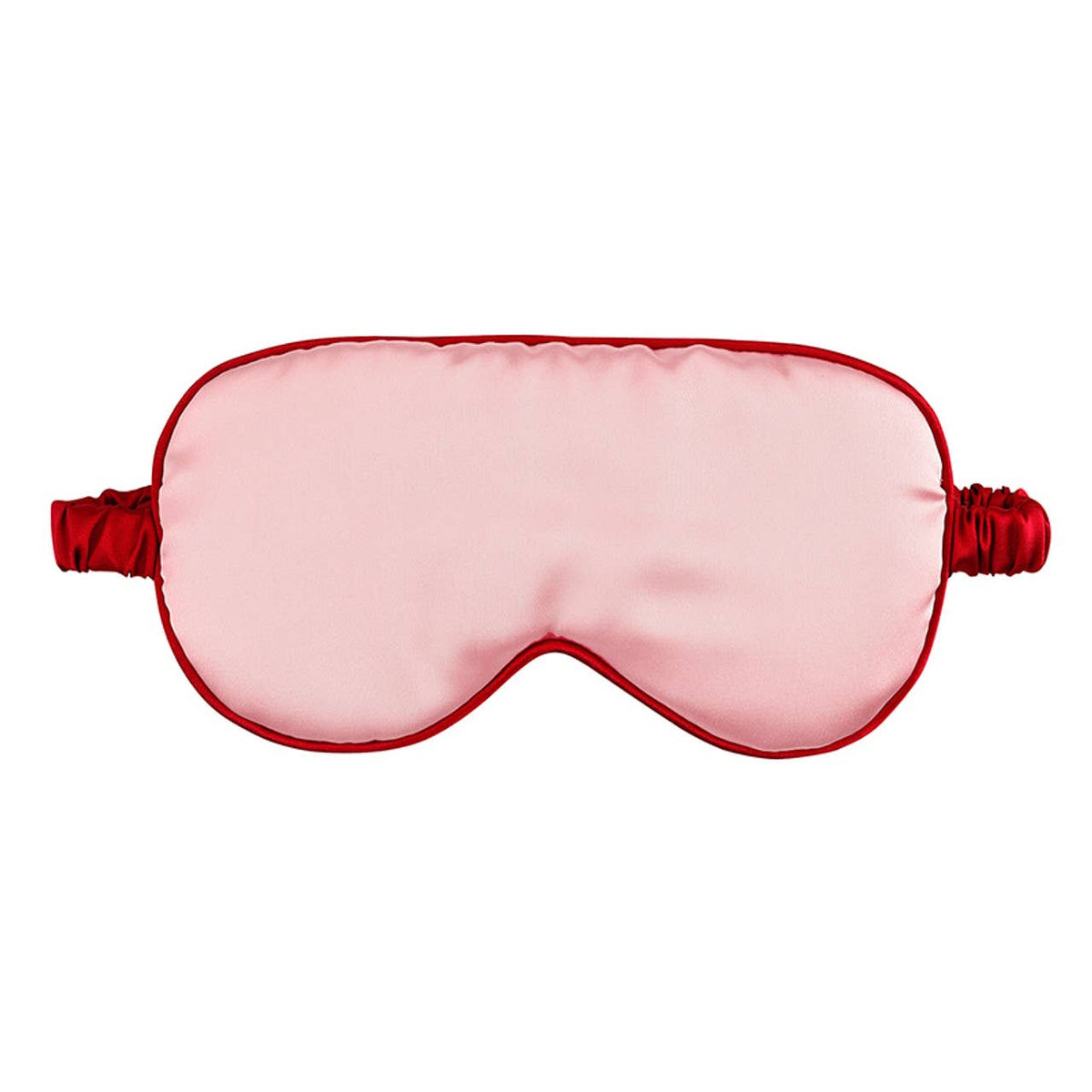Bella Sleep Spa Sleep Mask in Ornament in Blush + Burgundy Trim
