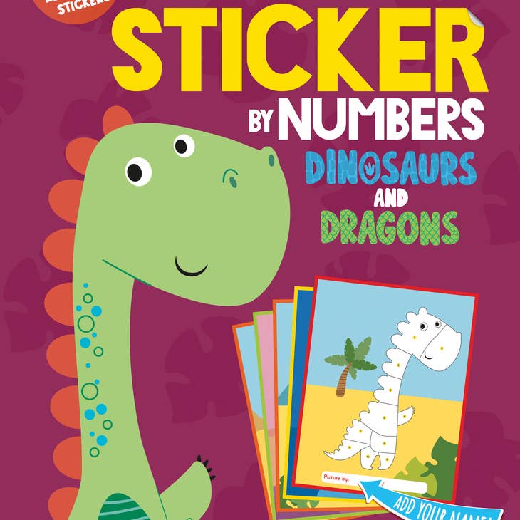 Sourcebooks My First Dino Sticker by Number Book