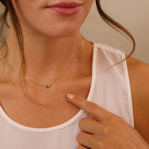GoldFi 18k Gold Filled Celebration Birthstone Necklace