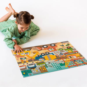Chronicle 24 Piece Construction Floor Puzzle