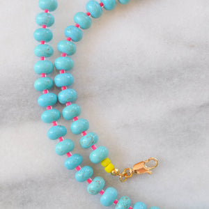Libby & Smee Gemstone Necklace in Turquoise