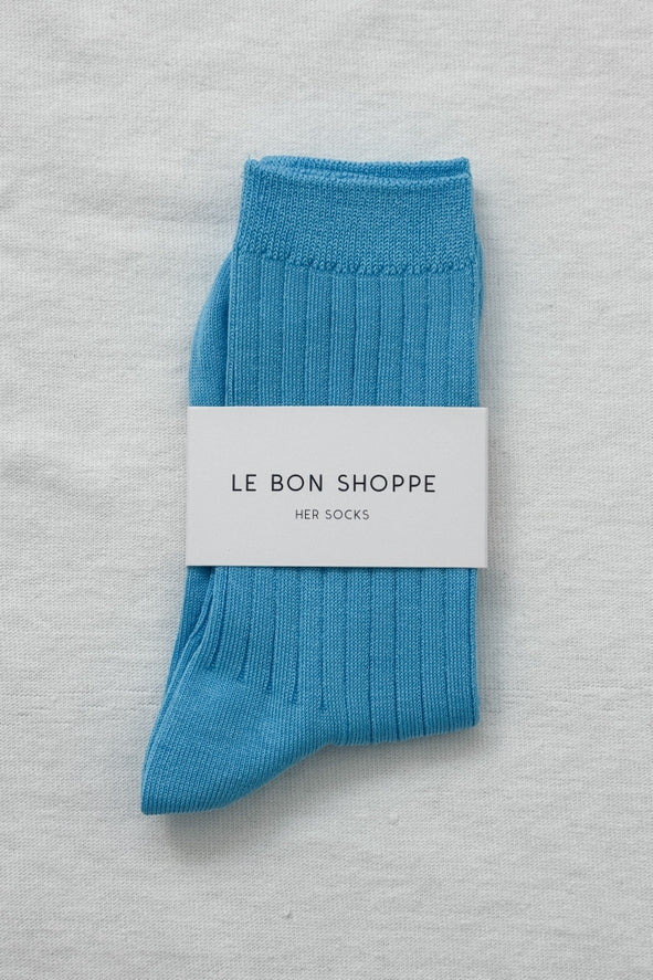 Le Bon Shoppe Her Socks Mercerized Combed Cotton Rib