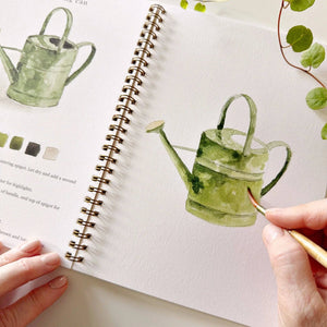 emily lex studio  Garden Watercolor Workbook