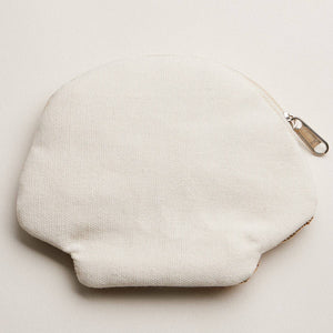 Frem Seashell Beaded Coin Purse with Pearl Accent