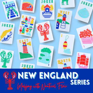 My Fair Mahjong The New England Series: Mahjong Set with Nautical Flair