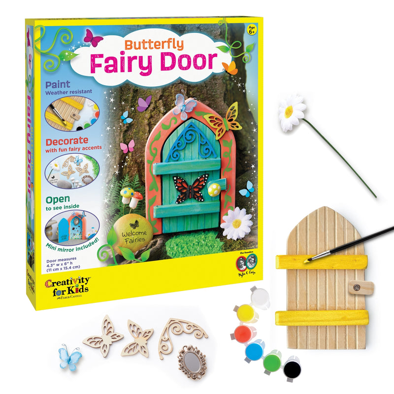 Faber-Castell Butterfly Fairy Door DIY Craft Kit