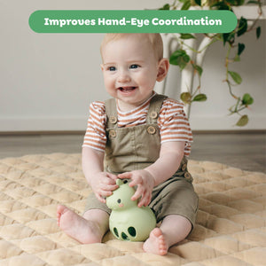 Tiger Tribe Dino Silicone Rattle