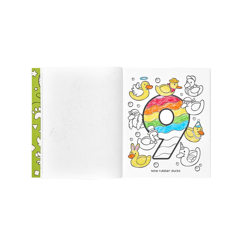 Ooly 123: Shapes & Numbers Toddler Coloring Book