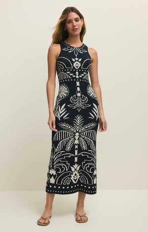 Z Supply Esperanza Midi Dress in Eclipse