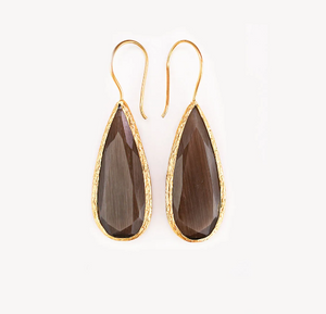 Debbie Katz Ayila Cat Eye Teardrop Earrings - Multiple Colors!