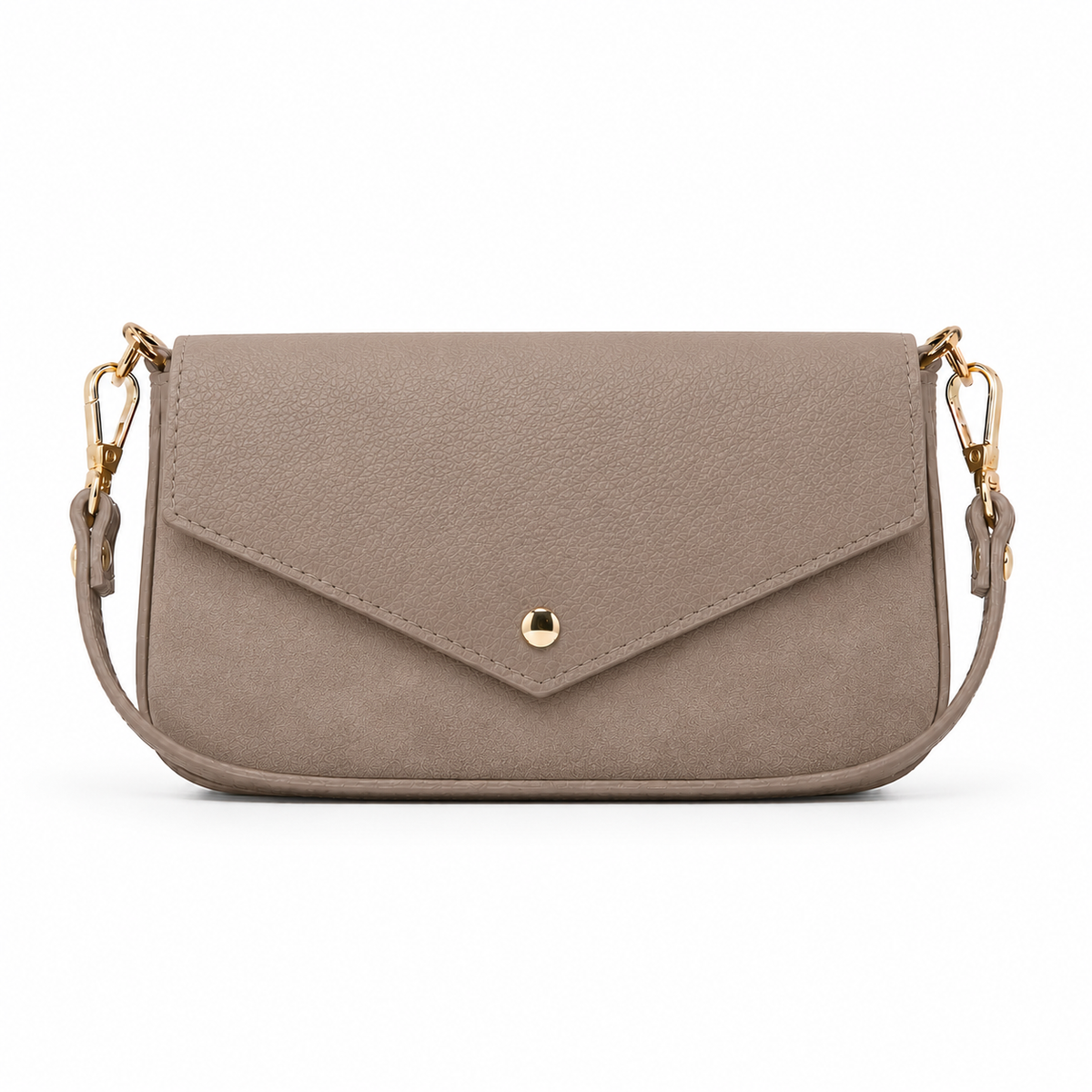 German Fuentes Handbags - Leather and Suede Crossbody Bag GF0913