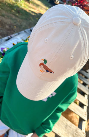 Bits & Bows Khaki Mallard Baseball Hat