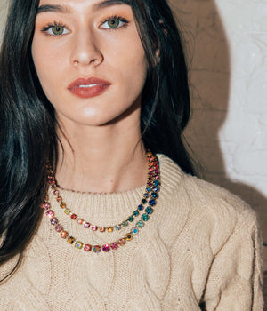 Loren Hope - Arista Slider Necklace in Cosmic Ombré