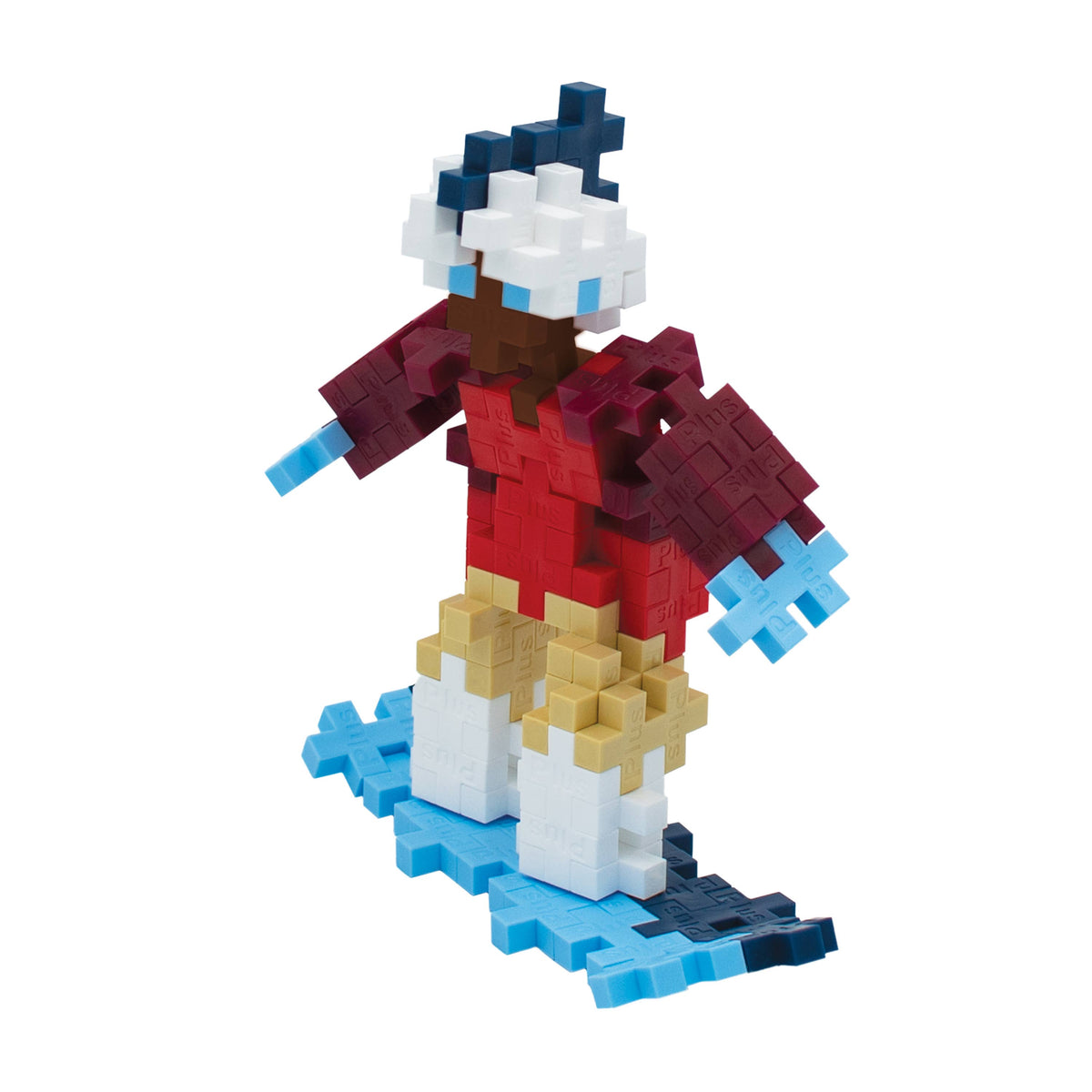 Plus-Plus 70 Pice Tube in Snowboarder
