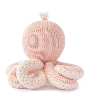 Cuddle + Kind Baby Octopus in Soft Coral Pink