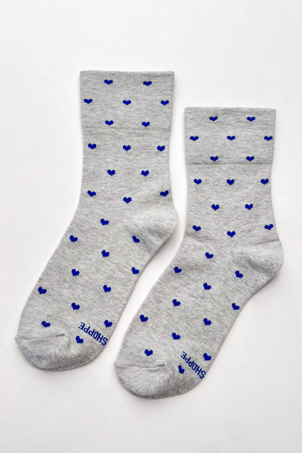 MELANGE GREY / COBALT