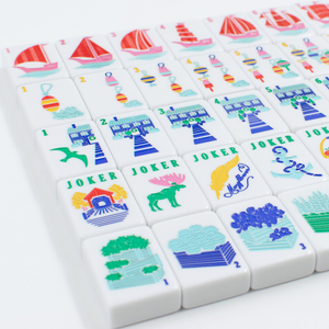 My Fair Mahjong The New England Series: Mahjong Set with Nautical Flair