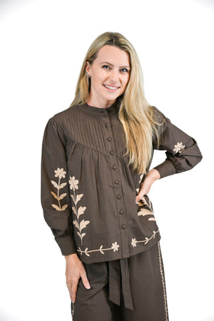 Verity Blouse | Sandstone