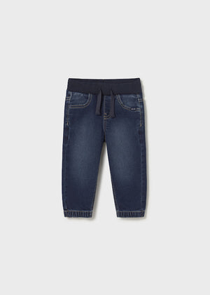 Mayoral Baby Denim Joggers