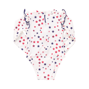 Pink Chicken Baby Rachel Swimsuit in Patriotic Stars