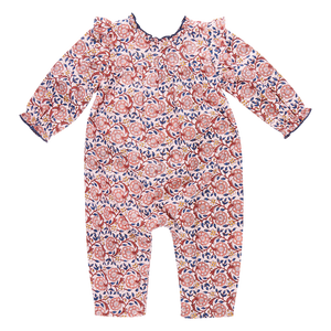 Pink Chicken Baby Kalani Romper in Pink Blossom