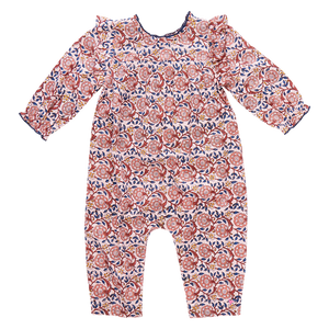 Pink Chicken Baby Kalani Romper in Pink Blossom