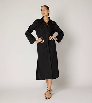 Cleobella Bailey Midi Dress in Black