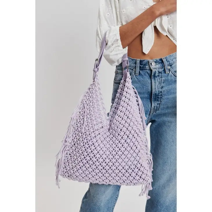 Moda Luxe Ariel Hobo Bag in Lilac