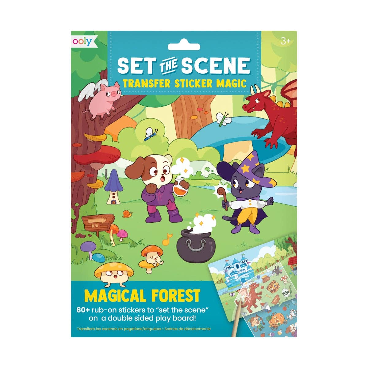 Ooly Set The Scene Transfer Sticker Magic-Multiple Styles!