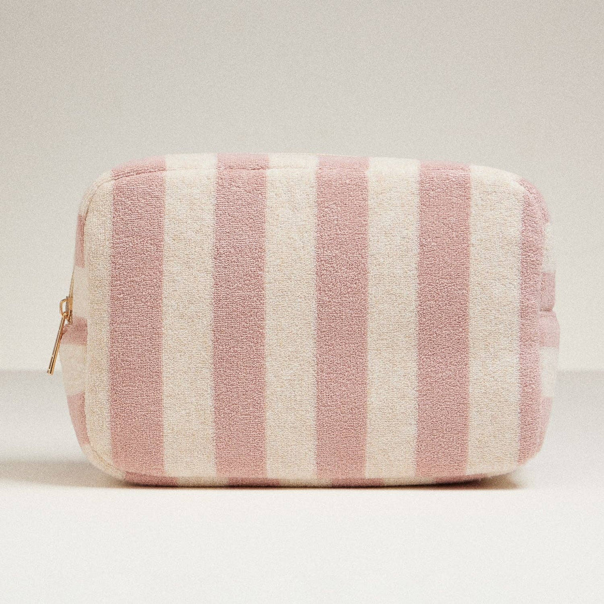 Frem Striped Terry Fabric Travel Pouch