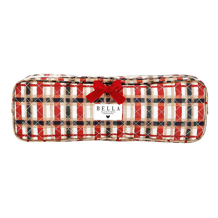Bella Sleep Spa Quilted Hair Tool Bag in Plaid