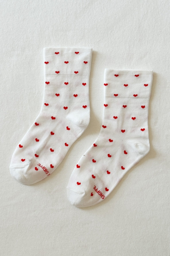 Le Bon Shoppe Heart Sneaker Socks - Multiple Colors!