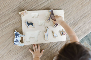 Paige Tate Farm Animals Wooden Puzzle: A Tabitha Paige Puzzle