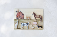 Paige Tate Farm Animals Wooden Puzzle: A Tabitha Paige Puzzle