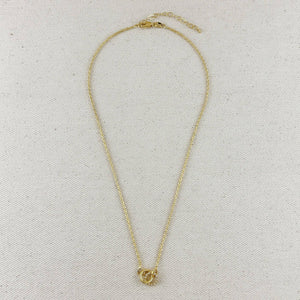 GoldFi 18k Gold Filled Linked CZ Necklace